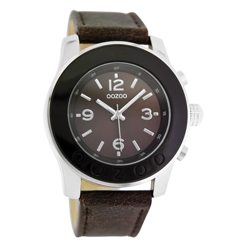 Oozoo Unisex Armbanduhr Vintage Series Analog Silikon Dunkelbraun UOC5016A Analoguhr Oozoo Unisex Armbanduhr Vintage Series Analog Silikon Dunkelbraun UOC5016A Analoguhr von Oozoo