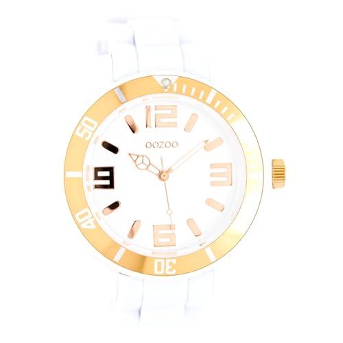 Oozoo Unisex Armbanduhr Vintage Series Analog Silikon weiß UOC4161A Analoguhr Oozoo Unisex Armbanduhr Vintage Series Analog Silikon weiß UOC4161A Analoguhr von Oozoo