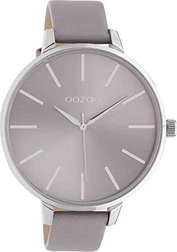 Oozoo Vintage Damen Uhr - Silber Armbanduhr Damen mit 16mm Lederarmband in Lila - Analog Damenuhr in rund C10980. Oozoo Vintage Damen Uhr - Silber Armbanduhr Damen mit 16mm Lederarmband in Lila - Analog Damenuhr in rund C10980. von Oozoo