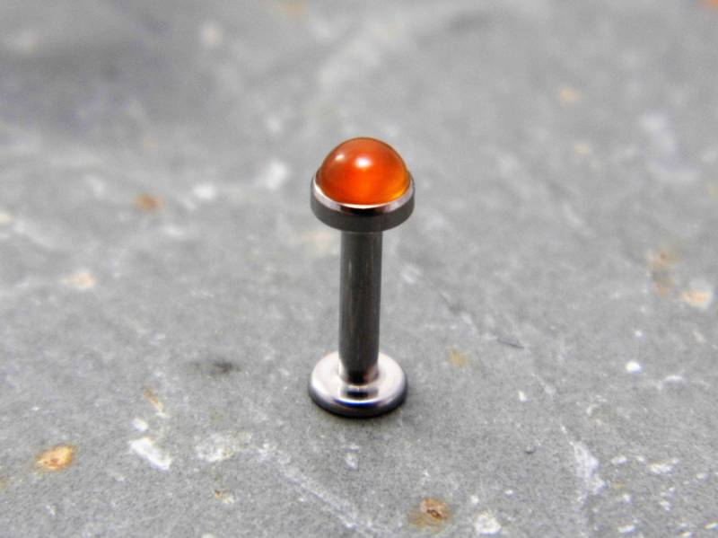 Karneol Labret Ohrstecker - Titan 3 Mm Innengewinde Conch Helix Tragus Karneol Labret Ohrstecker - Titan 3 Mm Innengewinde Conch Helix Tragus von OpalKobus