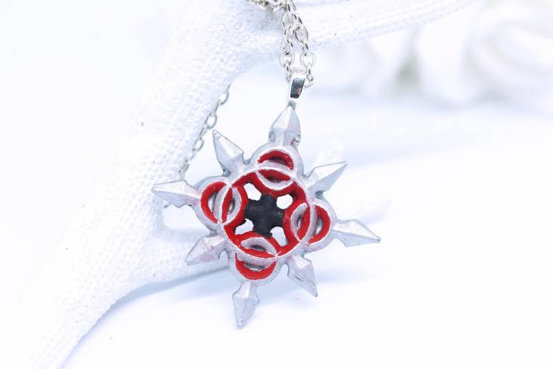 Kingdom Hearts, Axel Chakram Halskette Mit Anhängeröse Kingdom Hearts, Axel Chakram Halskette Mit Anhängeröse von OpalNovaStudio
