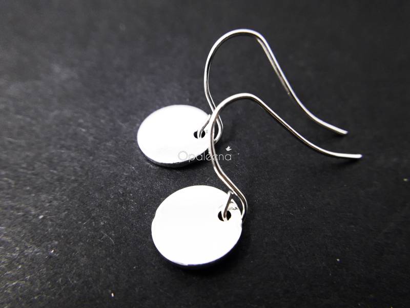 Silberohrringe Sterlingsilber Valentinstag Geschenk Jahrestag Rund Silber Tropfen Plättchen Ohrringe Alltag Schmuck Silberohrringe Sterlingsilber Valentinstag Geschenk Jahrestag Rund Silber Tropfen Plättchen Ohrringe Alltag Schmuck von Opaleena