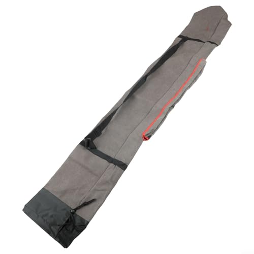 Opatiny Tragetasche für Angelrute und Regenschirm aus Segeltuch mit Seitenfach, praktisch für Outdoor-Aktivitäten (grau) von Opatiny