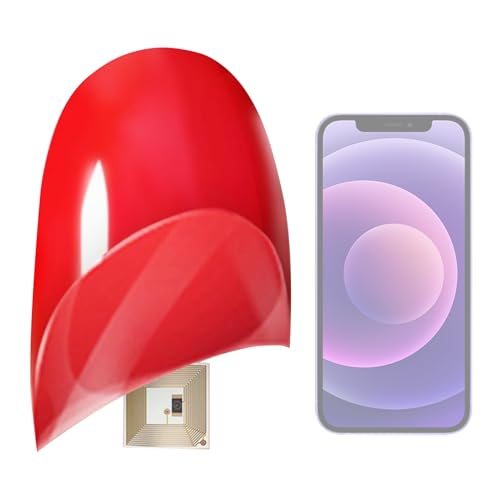 Opdestn Intelligenter Nagelchip | Selbstklebende Intelligente Aufkleber Für Nägel | Flexible Weiche Chips Folie Für Männer Maniküre Handy Alltag Damen von Opdestn