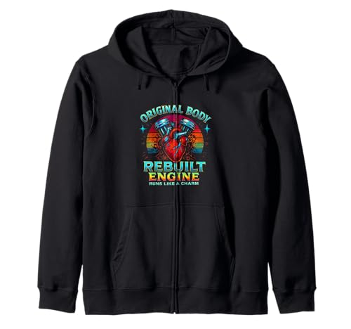 Rebuilt Engine Open Heart Chirurgie Recovery Survivor Men Kapuzenjacke Rebuilt Engine Open Heart Chirurgie Recovery Survivor Men Kapuzenjacke von Open Heart Surgery Get Well Bypass Apparel Co.