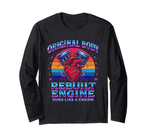 Rebuilt Engine Open Heart Chirurgie Recovery Survivor Men Langarmshirt Rebuilt Engine Open Heart Chirurgie Recovery Survivor Men Langarmshirt von Open Heart Surgery Get Well Bypass Apparel Co.