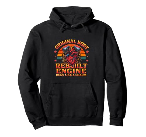 Rebuilt Engine Open Heart Chirurgie Recovery Survivor Men Pullover Hoodie Rebuilt Engine Open Heart Chirurgie Recovery Survivor Men Pullover Hoodie von Open Heart Surgery Get Well Bypass Apparel Co.