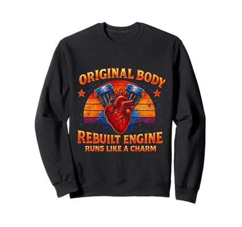 Rebuilt Engine Open Heart Chirurgie Recovery Survivor Men Sweatshirt Rebuilt Engine Open Heart Chirurgie Recovery Survivor Men Sweatshirt von Open Heart Surgery Get Well Bypass Apparel Co.