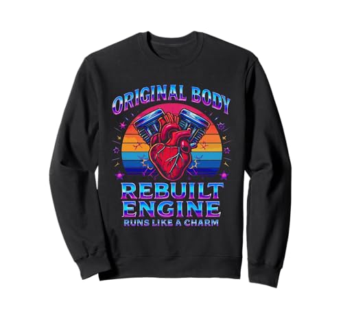 Rebuilt Engine Open Heart Chirurgie Recovery Survivor Men Sweatshirt Rebuilt Engine Open Heart Chirurgie Recovery Survivor Men Sweatshirt von Open Heart Surgery Get Well Bypass Apparel Co.