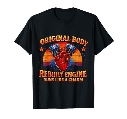 Rebuilt Engine Open Heart Chirurgie Recovery Survivor Men T-Shirt Rebuilt Engine Open Heart Chirurgie Recovery Survivor Men T-Shirt von Open Heart Surgery Get Well Bypass Apparel Co.