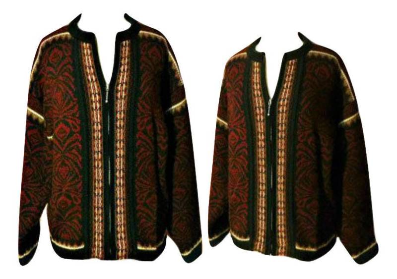 Vintage Wolljacke - Strickjacke - Wollpullover - Winterpullover - Winterjacke - Warmer Damen Cardigan von OpenMarketVintage