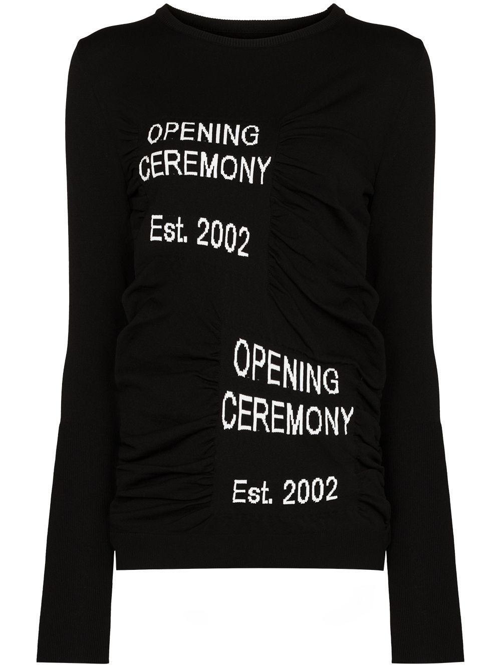 Opening Ceremony Pullover mit Logo - Schwarz von Opening Ceremony