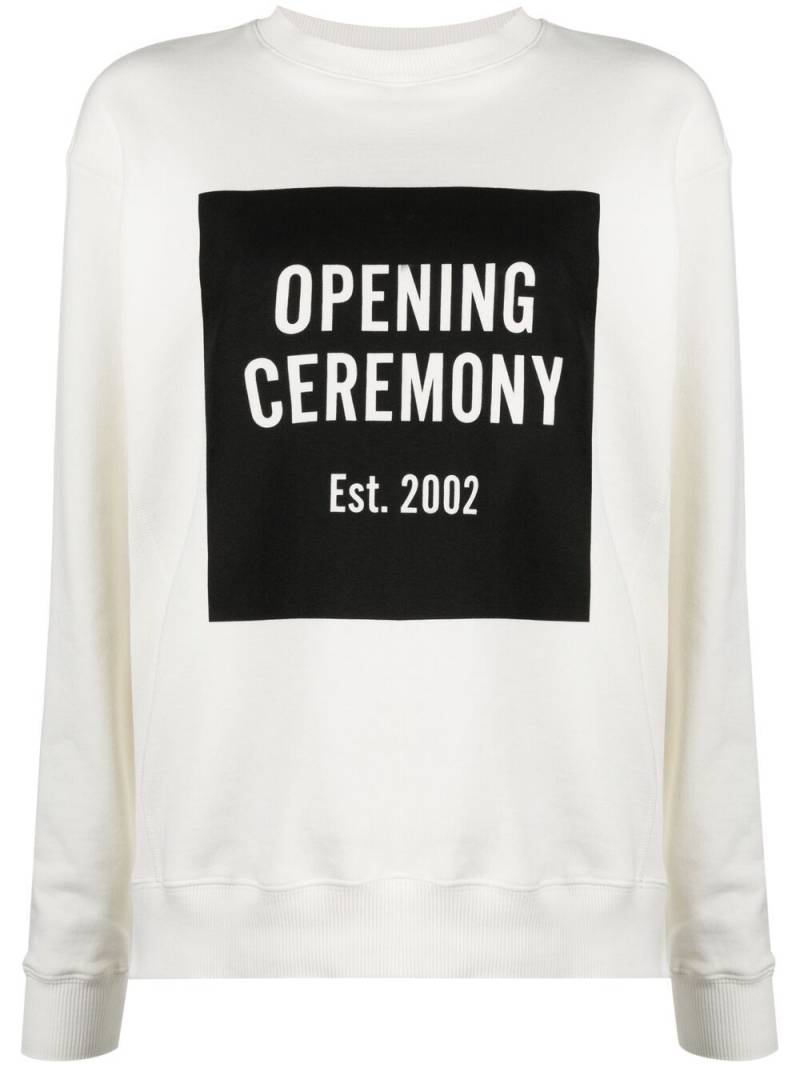 Opening Ceremony Sweatshirt mit Logo - Weiß von Opening Ceremony