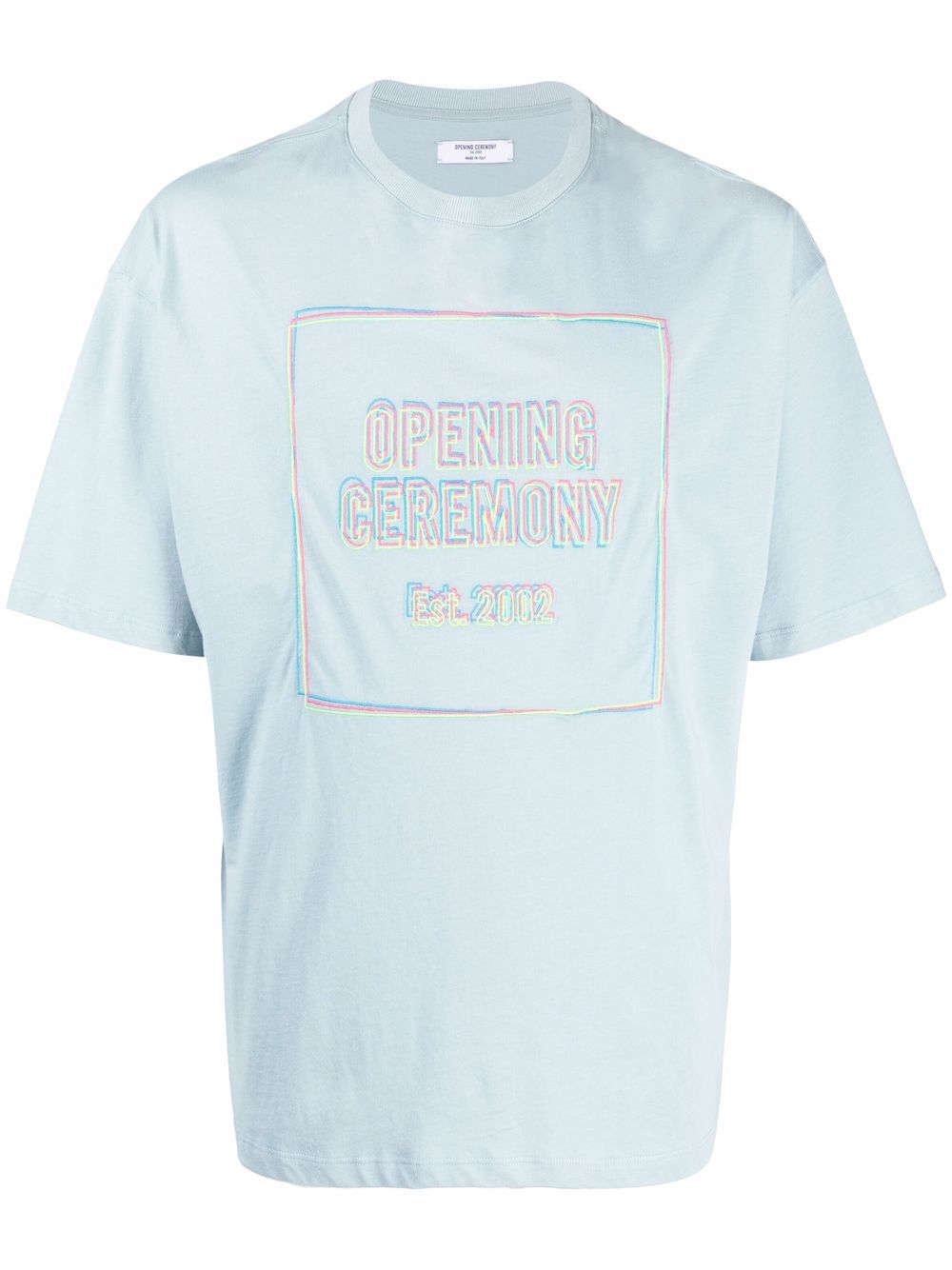 Opening Ceremony T-Shirt mit Logo-Print - Blau von Opening Ceremony