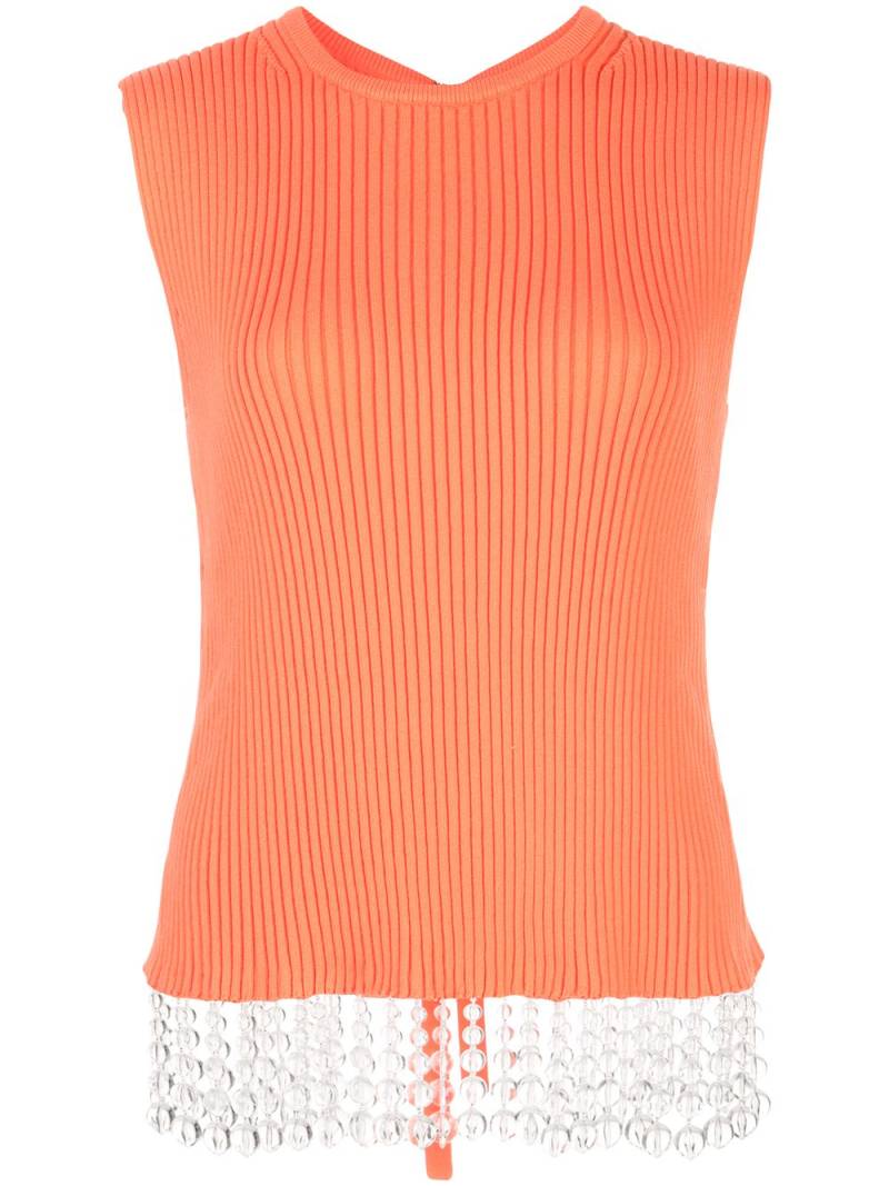 Opening Ceremony Top mit Perlen - Orange von Opening Ceremony