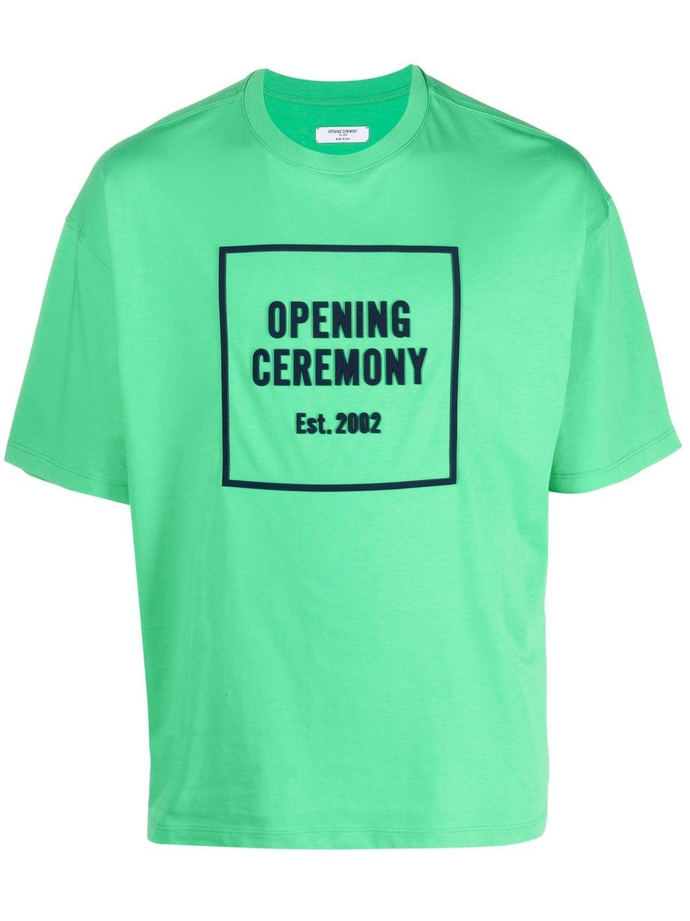 Opening Ceremony T-Shirt mit Logo-Print - Grün von Opening Ceremony