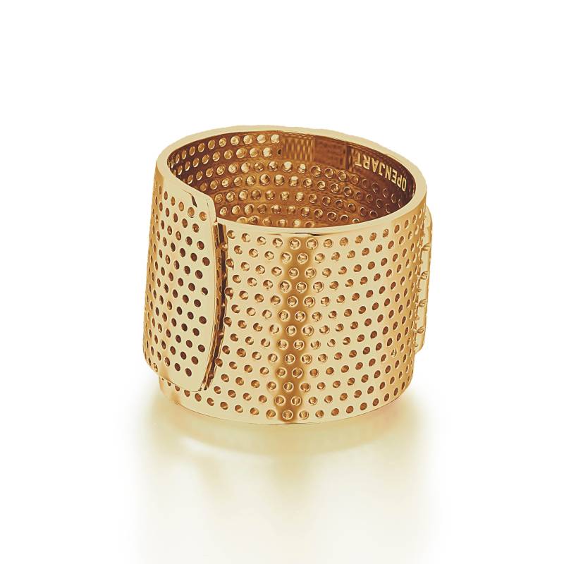 Openjart Gipsring in Sterling Silber, Vermeil | Silber-Vergoldet Oder Gold von Openjart