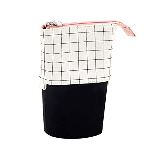 Operitacx 1 STK Mäppchen Mehrzweck-Stifttasche Reise-Make-up-Taschen Reise Make -up -Kit schreibwaren Organizer Stift aufbewahrung kreative stifttasche Schreibwarenzubehör Segeltuch Weiß von Operitacx