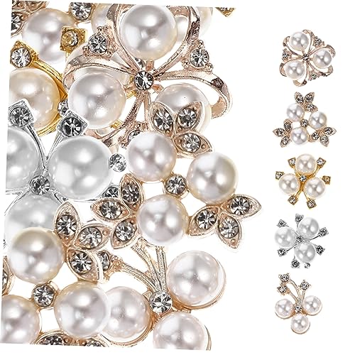 Operitacx 1 Satz Haarschmuck Haarnadeln Mit Strass Und Perlen Dekorative Haarclips Für Frauen Handgemachte Haaraccessoires Für Hochzeiten Und Besondere Anlässe 50 Stück von Operitacx