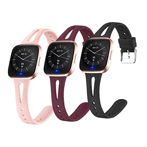 Operitacx 1 Satz Silikon Uhrenarmbänder Atmungsaktive Ersatzarmbänder Kompatibel Mit Weinrot Verstellbar Schweißresistent 3 Stück Operitacx 1 Satz Silikon Uhrenarmbänder Atmungsaktive Ersatzarmbänder Kompatibel Mit Weinrot Verstellbar Schweißresistent 3 Stück von Operitacx