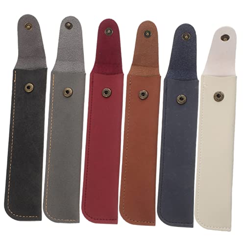 Operitacx 1 Satz Teiliges Pu Leder Stiftetui Set Handgefertigte Schützende Federtasche Für Füllfederhalter Eleganter Robuster Stifthalter Als Und Praktische Aufbewahrung 6 Stück von Operitacx