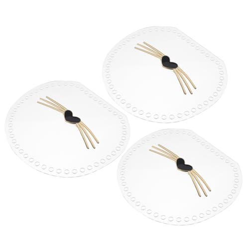 Operitacx DIY Geflochtene Tasche Zubehör Acryl Taschenmaterial Webtaschenteile Geflochtene Tasche DIY-gewebte Katze Whisker Acryl Flecht Boards von Operitacx