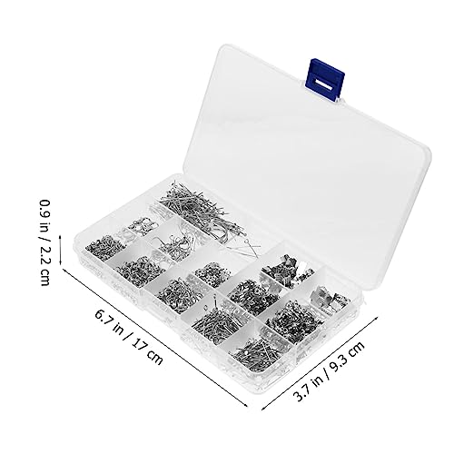 Operitacx 1 Schachtel DIY Ohrhaken Ohrschmuck Zubehör Ohrpendant Haken für Damen Frauen Ohrring Bastelset Schmuck Selber Machen Anfänger Geeignet von Operitacx