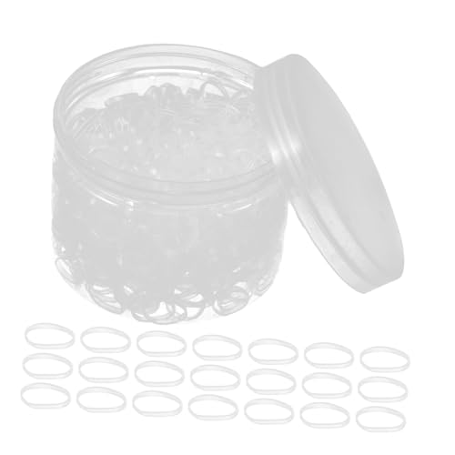 Operitacx 1 Schachtel Transparentes Gummiband Haargummis Aus Gummi Haargummis Klar Haargummis Für Kinder Durchsichtiges Gummiband Für Die Haare Klare Haargummis Klare Kleine Haargummis von Operitacx