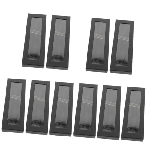 Operitacx 10 STK Schwarzes Stiftetui Mäppchen Leerer Stift-Organizer Stift-geschenkboxen Füllfederhalter Stiftetui Aus Papier Stiftverpackung Stift-Display Bronzieren Satin- von Operitacx
