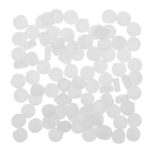 Operitacx 100 Stück Silikon Ohrclips Polster Transparent Oval Ohrclip Kissen Weich Schmerzfrei Rutschfest Zubehör für von Operitacx