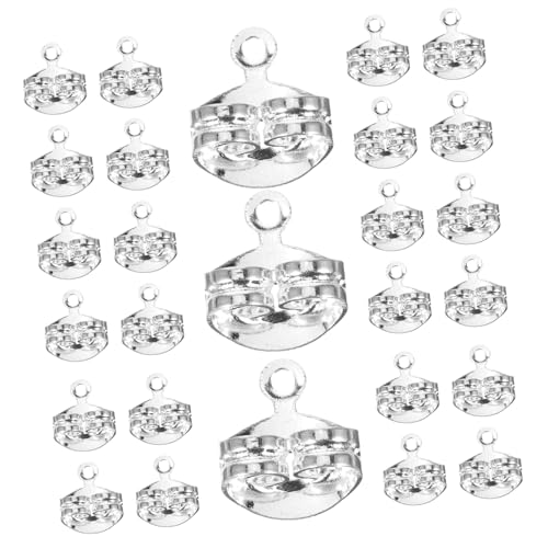 Operitacx 100stücke Ohrringverschlüsse Für Schwere Ohrringe Ohrringheberverschlüsse Schraubverschlüsse Als Ersatz Schützende Ohrringverschlüsse Für Damen von Operitacx
