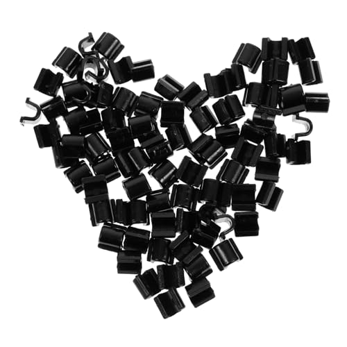 Operitacx 100stücke U-förmige Haargummi-befestigungsschnalle Diy-zubehör Haarseilhalter Aus Robustem Kunststoff Für Haarseile Bastelbedarf von Operitacx