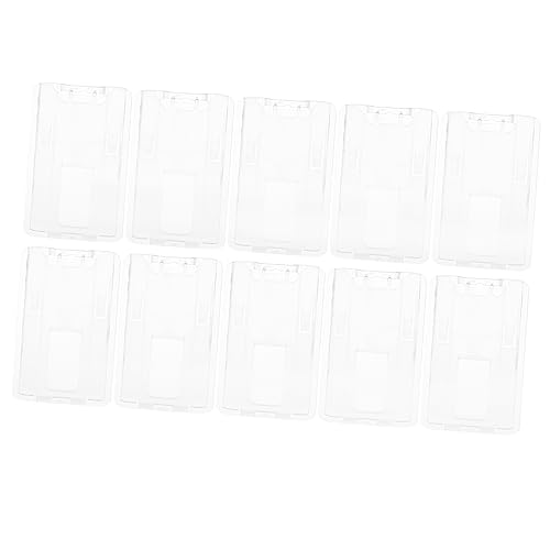 Operitacx 10stücke Halterhülle Aus Kunststoff Kredithalter Und Ausweisschutz VIP-Halter Und Einkaufshalter Für Id Karten Und Abzeichen von Operitacx