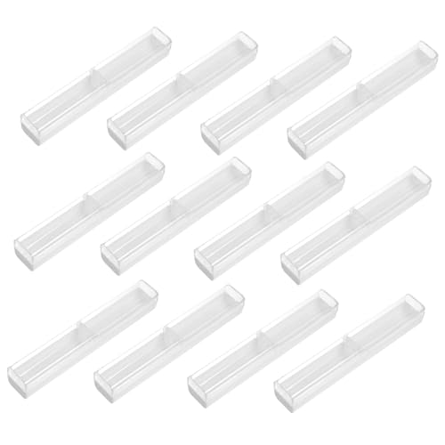 Operitacx 12 Stück Stiftboxen Als, Leere Stiftetuis, Einzelne Füllfederhalteretuis, Stift-geschenkboxen, Leere -stiftetuis von Operitacx