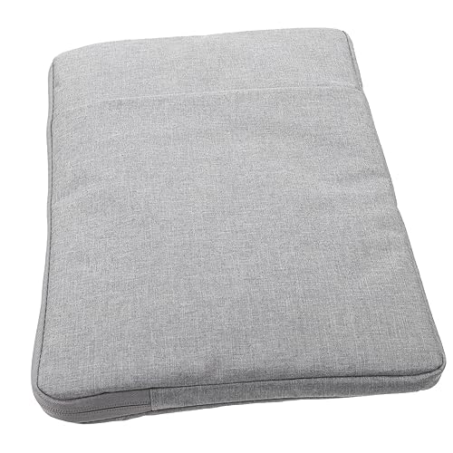 Operitacx 14-Zoll-Computertasche Computer-Tragetasche Laptop-Aufbewahrungstasche Tablet-Aufbewahrungstasche Fall Laptop Bag Laptoptasche Computertasche aus Polyester Laptop-Träger Samt Grey von Operitacx