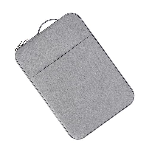 Operitacx 14-Zoll-computertasche Computer-Aufbewahrungstasche Tablet-träger Computertaschen Für Frauen Tragbare Tasche Tablet-Tasche Reise-computertasche Tablet-Paket Polyester Light Grey von Operitacx