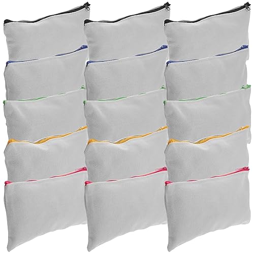 Operitacx Blanks Mädchen Bleistift Fall 15pcs Wärme Transfer Tasche Reise Zipper Make-up Tasche von Operitacx