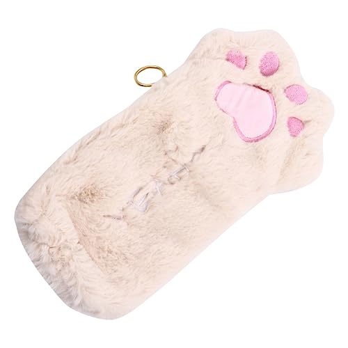 Operitacx 1Pc Plüsch Federmäppchen Schreibwarentasche Stifttasche Blazer Federmäppchen Niedliche Federtasche Siehe Federtasche Stiftaufbewahrungstasche Stifttasche Stiftbehälter Beige von Operitacx