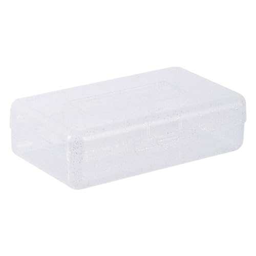 Operitacx 1stk Mäppchen Lieferungen Künstler Deckel Werkzeug Stifteetui Organizer Bastelkoffer Hobby Ästhetisch Bleistift Fall Karte Transparenter Schreibwarenkoffer Plastik Weiß von Operitacx