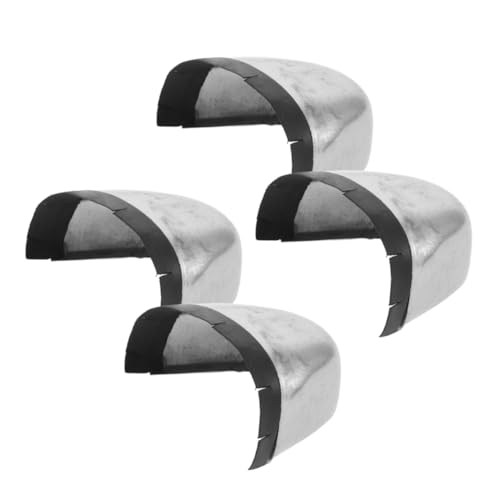 Operitacx 2 Paare Arbeitsschuh Zehenschutz Stahlkappen Schutzkappen aus Eisen Langlebig Robust für Baustelle Sicherheitsarbeitsschutz von Operitacx