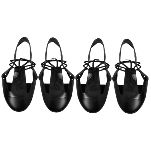 Operitacx 2 Paare Sicherheitsschuh Überzüge mit Stahlkappe Robust rutschfest Arbeitsschutz Überschuhe für Herren Damen BAU Industrie Schuhe Fußschutz von Operitacx