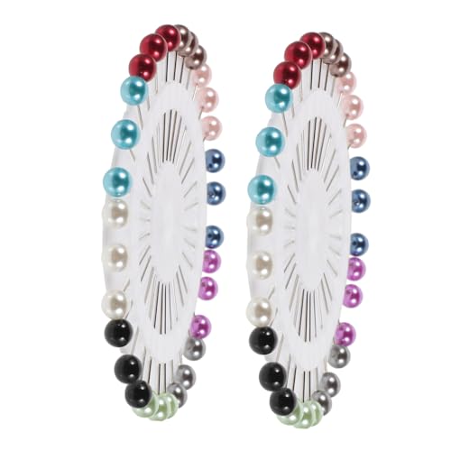 Operitacx 2 Sätze Perlen-schalnadeln Vielseitige Hijab-clips Sichere Rutschfeste Broschen für Damen Modische Halter für Schals Tücher Cardigans Leicht und Tragbar von Operitacx