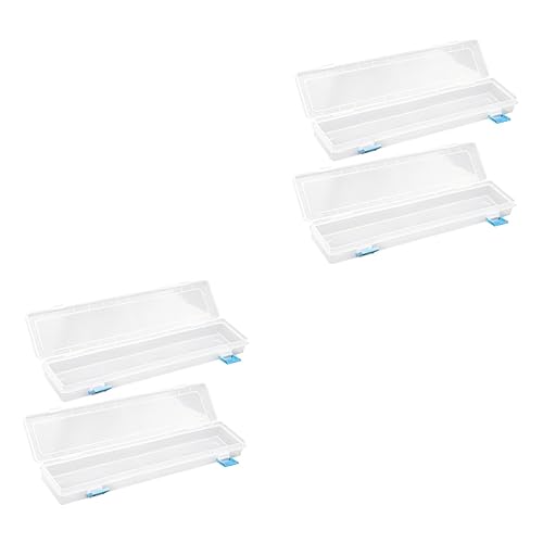 Operitacx 4stücke Transparente Stifteboxen Für Wasserfarben Multifunktionale Aufbewahrungslösung Für Künstlerbedarf Und Büroorganisation Leicht Und Platzsparend von Operitacx
