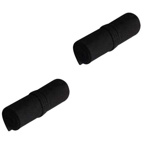 Operitacx 2 Stück 20 Rollstifthalter elegant aufbewahrungssack lackier zubehör streichen zubehör pinselaufbewarung Mäppchen Pinseltasche Puppen Bleistifthalter Hohe Kapazität Bürste Vorhang von Operitacx
