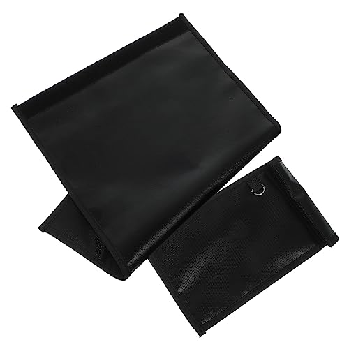 Operitacx 2 Stück Laptoptasche handytasche kartenetui handy handylauftaschen phone cases briefumschläge Feuerfeste Taschen für Bargeld und Dokumente Dokumententaschen Glasfaser Black Operitacx 2 Stück Laptoptasche handytasche kartenetui handy handylauftaschen phone cases briefumschläge Feuerfeste Taschen für Bargeld und Dokumente Dokumententaschen Glasfaser Black von Operitacx