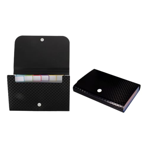 Operitacx 2 Stück Mini Aktenordner Faltbare Dokumententaschen Fächern Kompakte Organizer für Kleine Unterlagen Quittungen Wechselgeld Strapazierfähiges Material für Unterwegs und Operitacx 2 Stück Mini Aktenordner Faltbare Dokumententaschen Fächern Kompakte Organizer für Kleine Unterlagen Quittungen Wechselgeld Strapazierfähiges Material für Unterwegs und von Operitacx