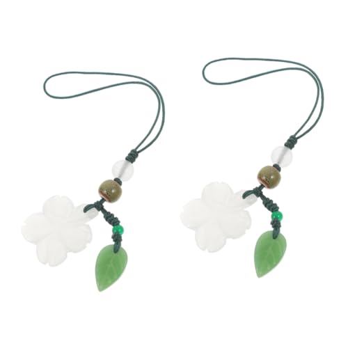 Operitacx 2 Stück Schlüsselanhänger Anhänger Design Glaskette Charm für Diy Schmuck für Schlüssel Taschen für Besondere Anlässe von Operitacx