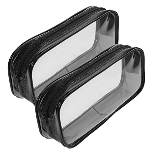 Operitacx 2 Stück Tragbarer Stiftbeutel Multifunktionale Federtasche für Schule und Freizeit für Studenten Große Kapazität zur Aufbewahrung von Schreibutensilien von Operitacx