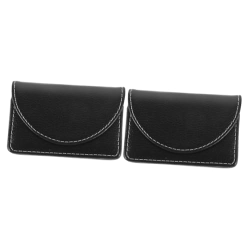 Operitacx 2 Stück Visitenkartenhalter aus Leder Stilvoller Kartenetui für Id und Kreditkarten Praktischer Schutz für Ihre Wichtigen Karten für Geschäftsleute und Reisen von Operitacx