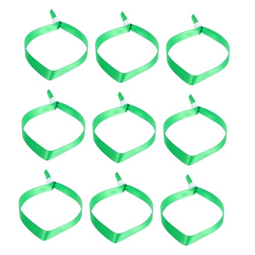 Operitacx 20 Stück Armbänder für Events Robuste Polyester-bänder in Grün Einfache Handhabung für Schnelle Teilnehmer-identifikation bei Konzerten Partys und Outdoor-veranstaltungen von Operitacx